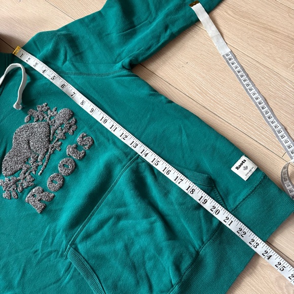 Roots Kanga Classic Hoodie in Green Women’s Size XS - Picture 10 of 11